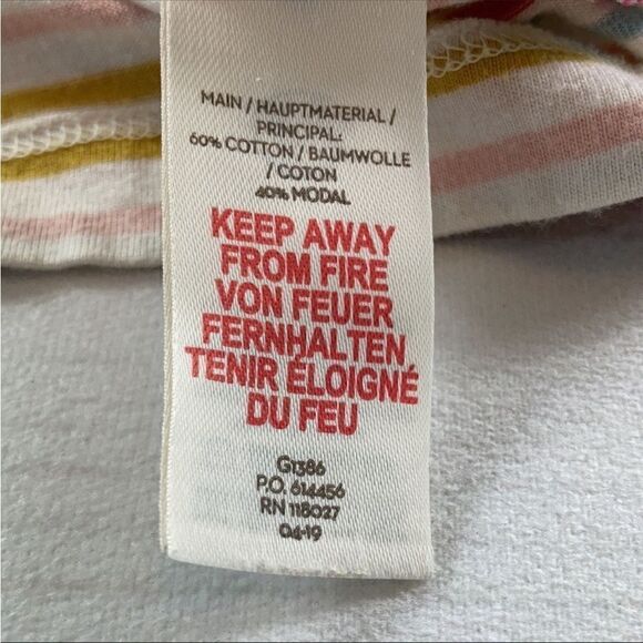 Mini Boden Girls Long Sleeve Striped Top - Picture 8 of 9